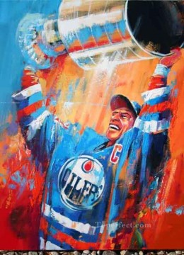 Sport Painting - Stanley Cup sport impressionist